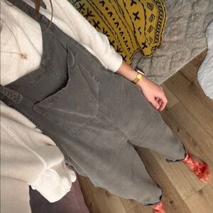 Olive Green Overalls